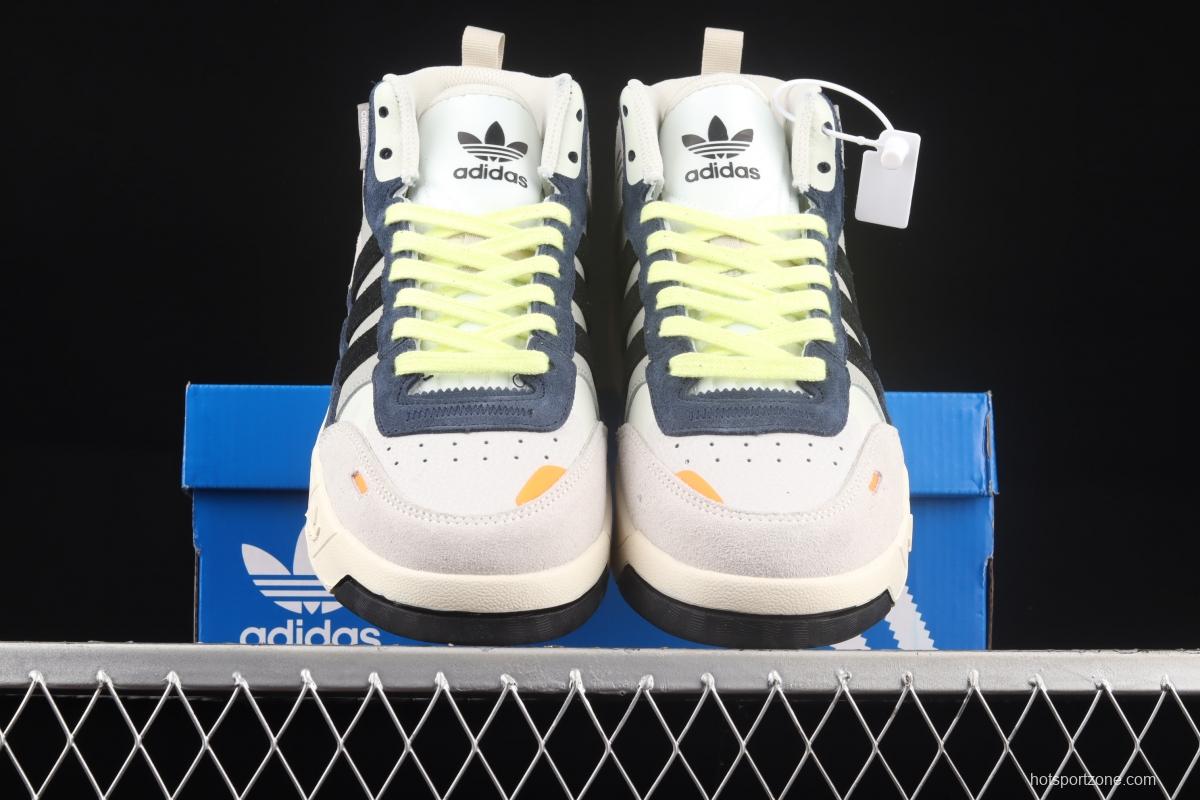 Adidas Post UP H00173 Darth clover middle top casual basketball shoes