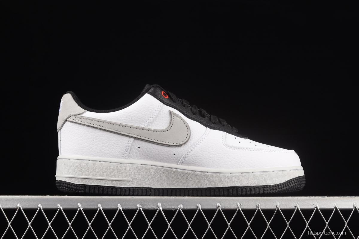 NIKE Air Force 1y07 Mycteria Cinerea Silver Stork embroidered low-end leisure sports board shoes DA8482-100