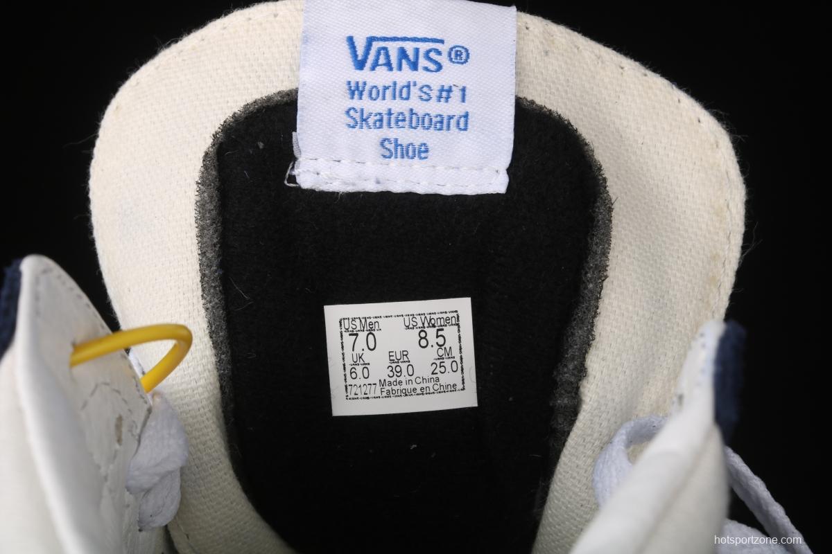 Vans Sk8-Hi Dx blue and white color high-top casual board shoes VN0A38GF4UJ