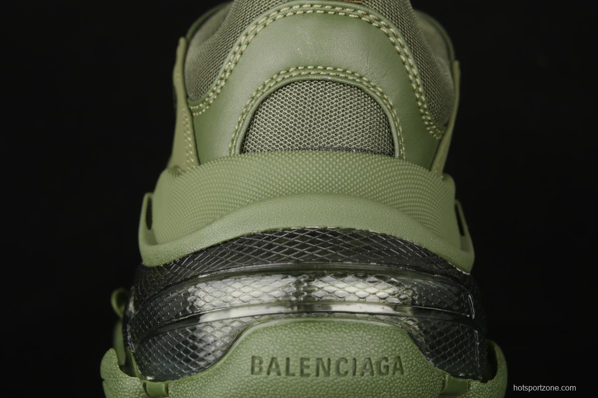 Balenciaga Triple S 3.0 full-combination nitrogen crystal outsole W2GA12325 for retro casual running shoes