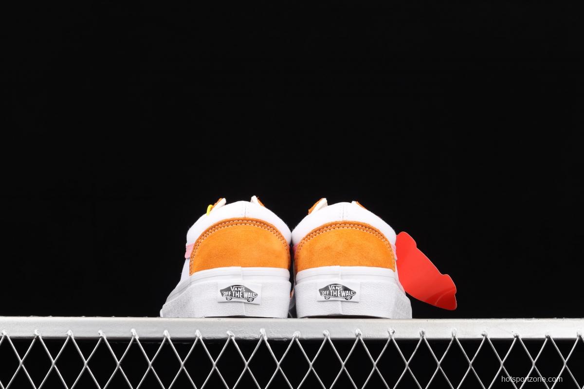 Vans Old Skool official website correct version 2021 orange soda 2.0low-top casual board shoes VN0A38G19XE