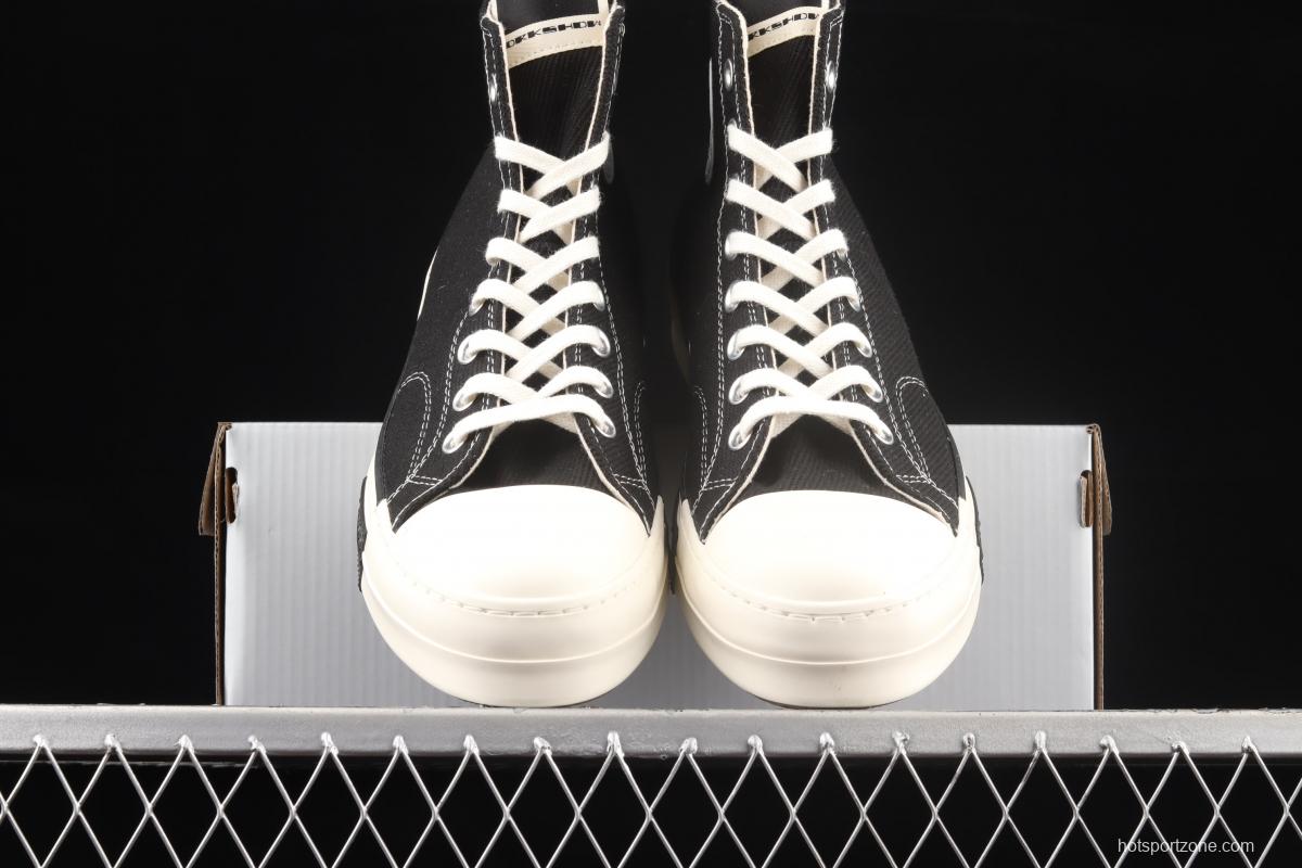 Converse x DRKSHDW international famous designer RickOwens launched a joint series of high-top casual board shoes A00130C.