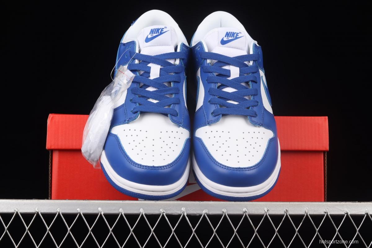 NIKE SB DUNK Low Pro Kentucky White Blue University of Kentucky Board shoes CU1726-100