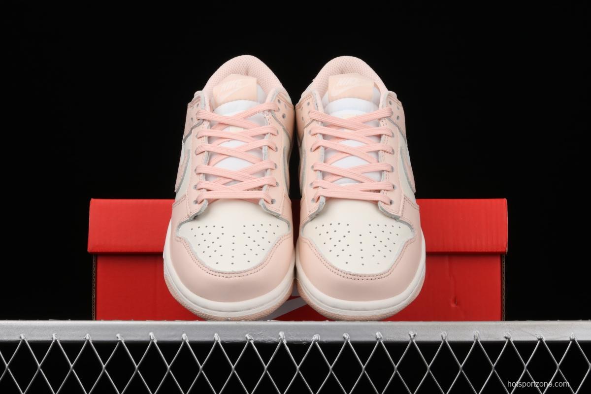 NIKE SB DUNK Low Orange Pearl Slam Dunk Series Cherry Blossom Pink Pearl low-side leisure sports skateboard shoes DD1503-102