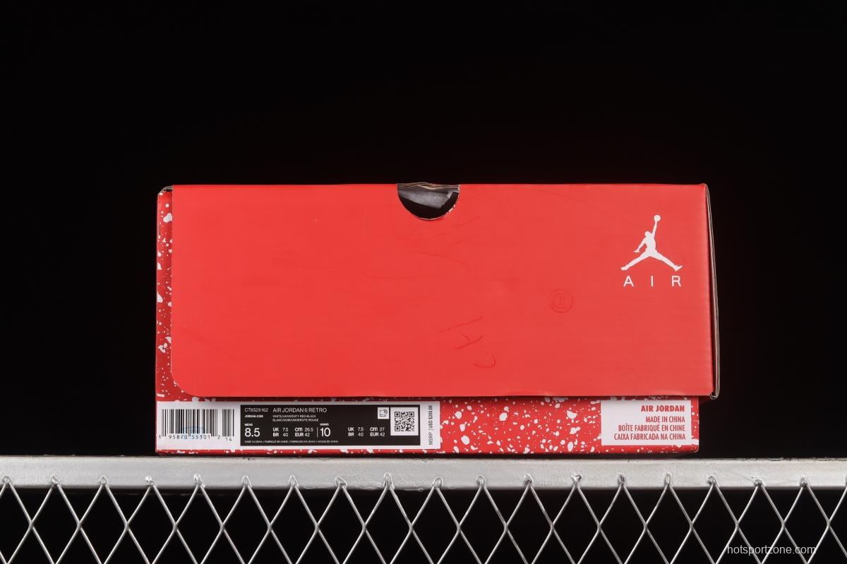 Air Jordan 6 Red Oreo White Red Oreo CT8529-162