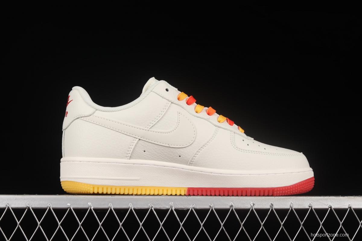 NIKE Air Force 1x 07 Low beige yellow Phoenix Suns city limited low-top casual board shoes HQ8863-996