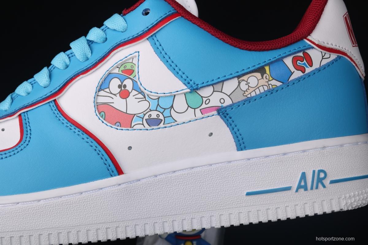 NIKE Air Force 11607 Doraemon robot cat-themed low-top casual board shoes BQ8988-106