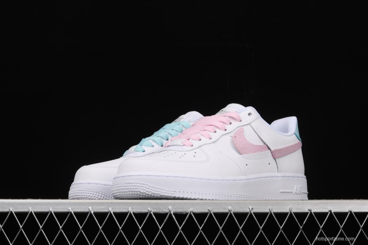 NIKE Air Force 1y07 Lx mandarin duck broken hook board shoes DC1164-101,