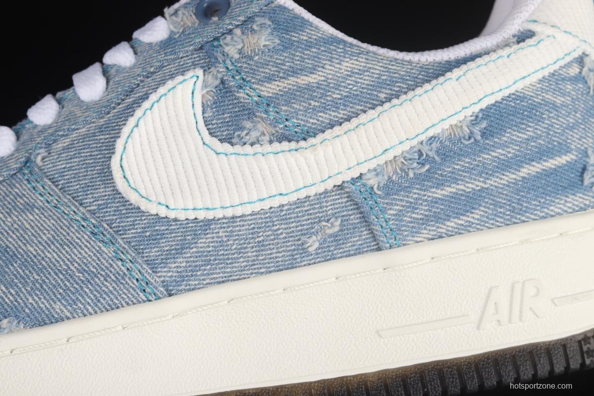 NIKE Air Force 1x 07 Low washed to make old low upper shoes 316122-333