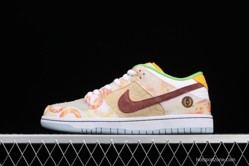 NIKE SB DUNK Low CNY joint style Chinese mandarin duck tie-dyed low-top skateboard shoes CV1628-800