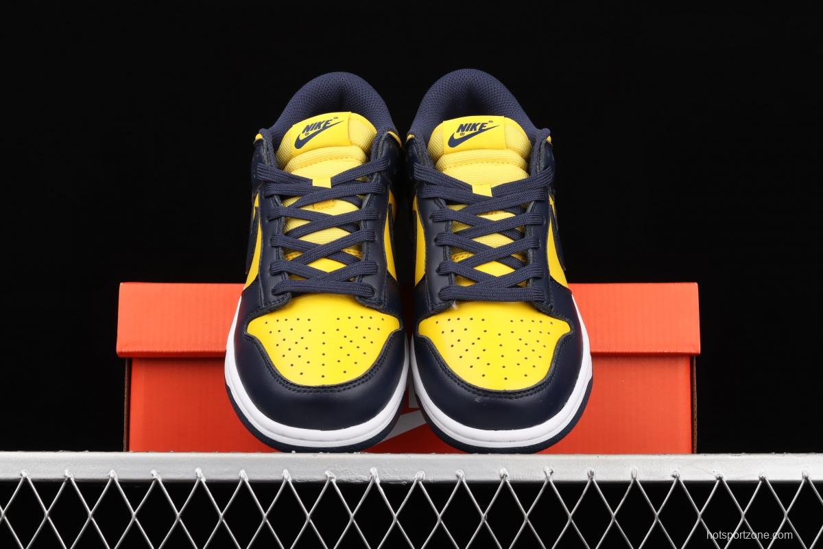 NIKE SB DUNK Low Michigan Michigan color buckle broken backboard fashion casual board shoes DD1391-700