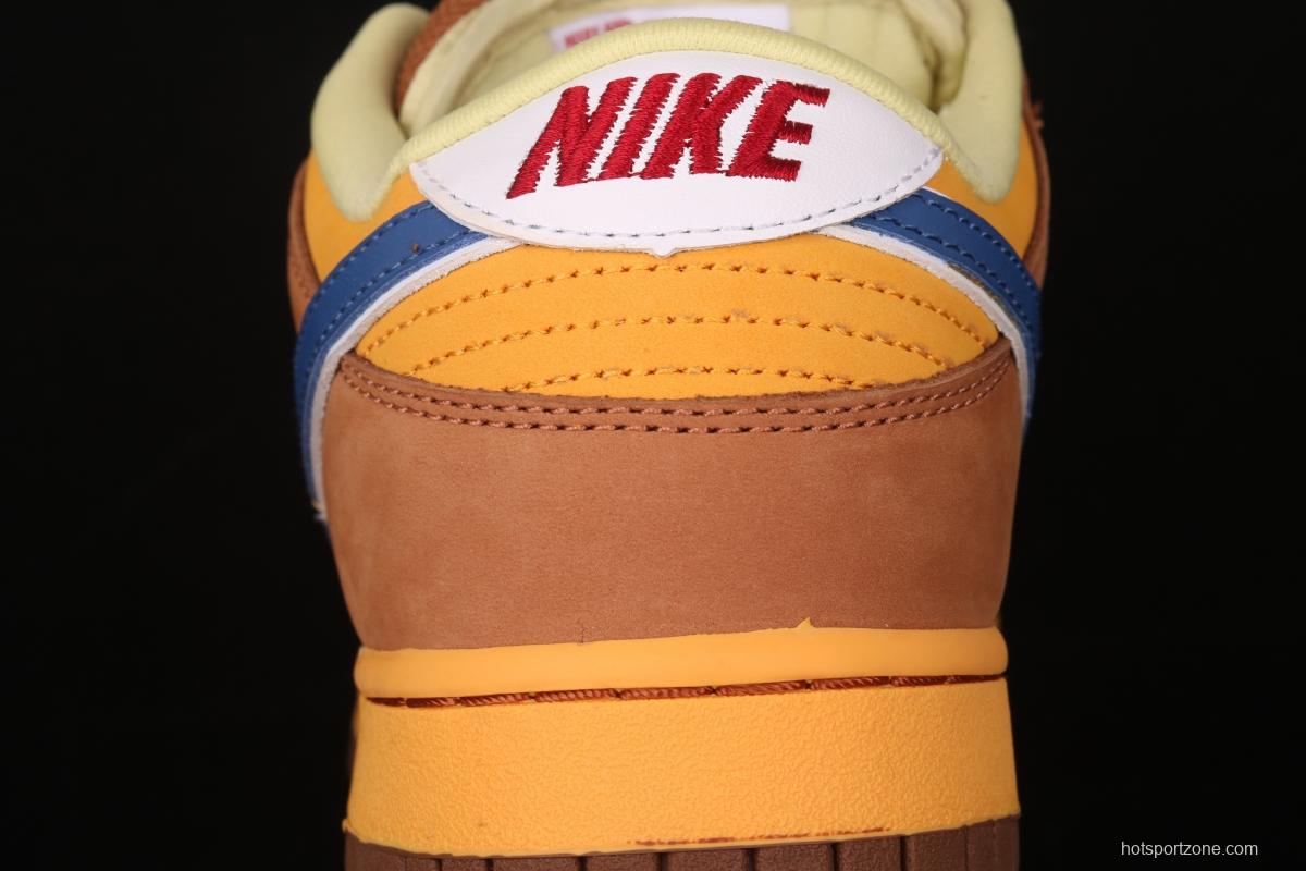 NIKE DUNK Low Newcastle Brown Ale TS with the same yellow beer super-limited color matching Newscale low-top skateboard shoes 313170-741