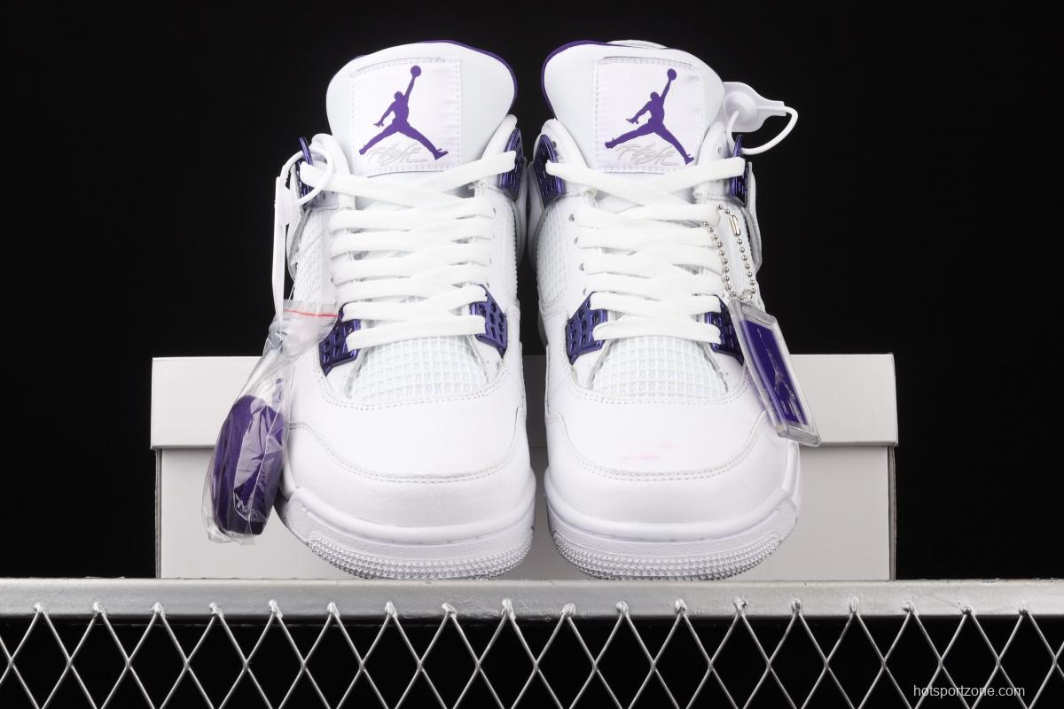 Air Jordan 4 Court Purple White and Purple CT8527-115