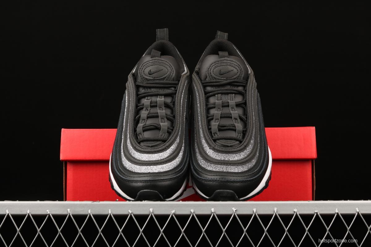 NIKE Air Max 97 Premium Welcomes Silver Mesh Uppers air cushion running shoes AT0071-002