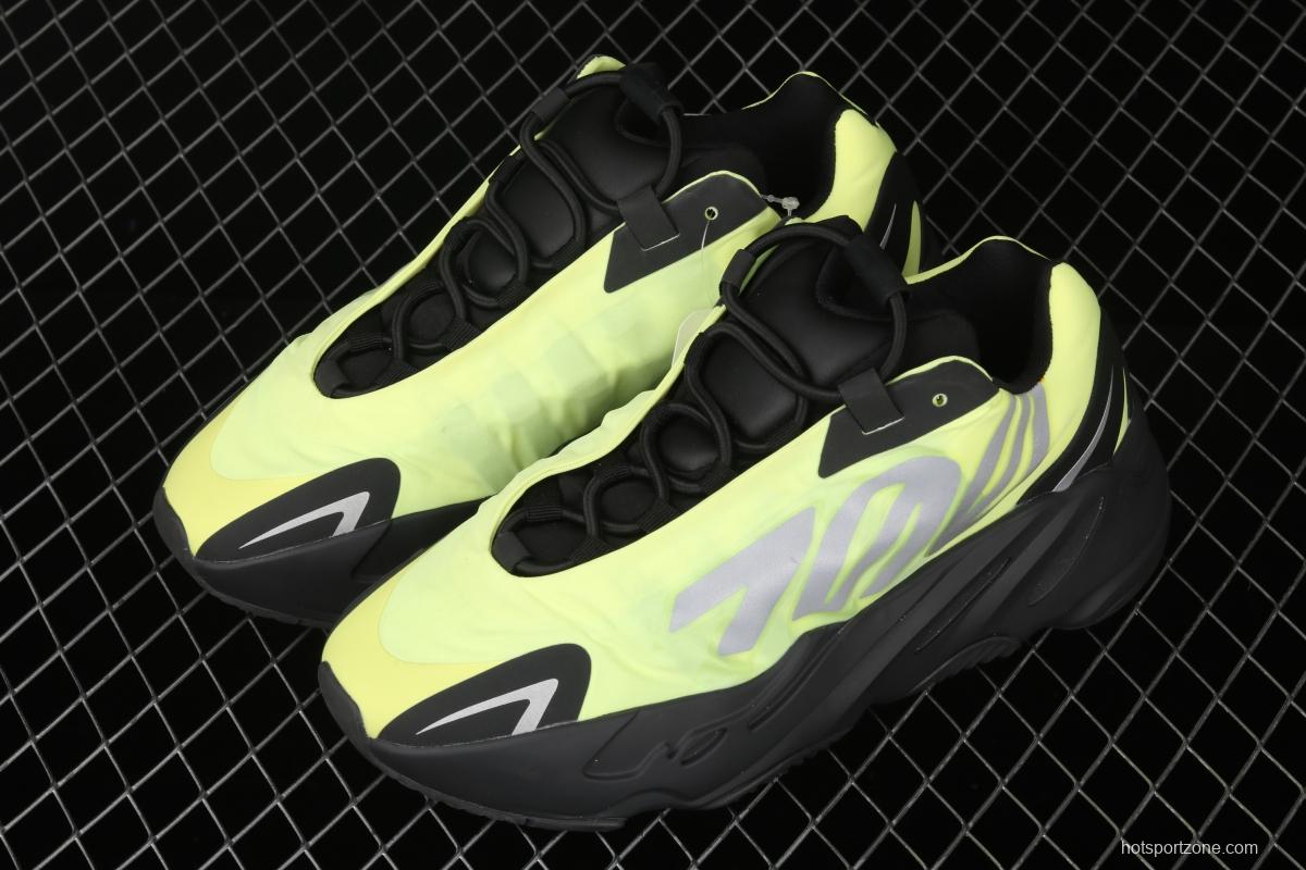 Adidas Yeezy Boost 3M 700 MNVN FY3727 coconut 700 3M reflective nylon running shoes