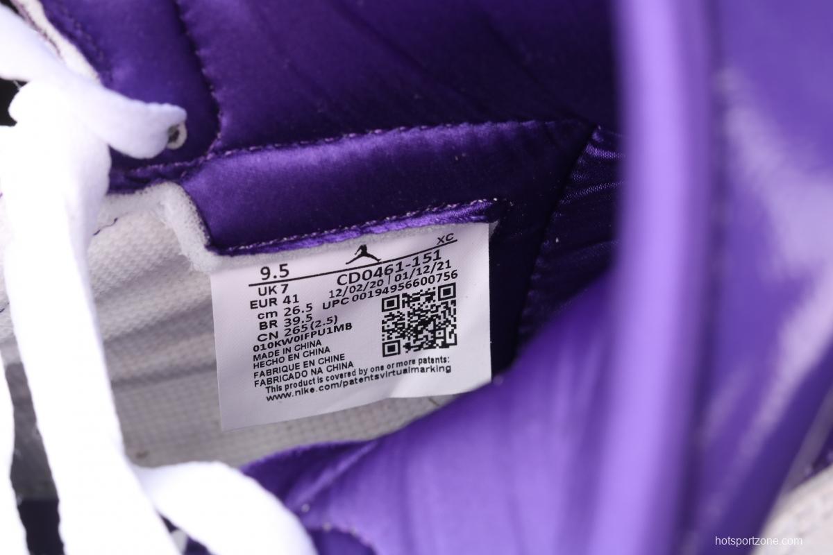 Air Jordan 1 High OG Court Purple White and Purple CD0461-151