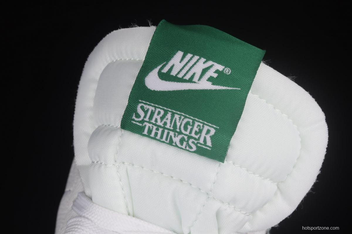 Stranger Things x NIKE Blazer Mid QS HH Trail Blazers high-top leisure sports board shoes CJ6101-100