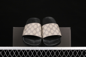 Gucci summer fashion couples casual slippers black