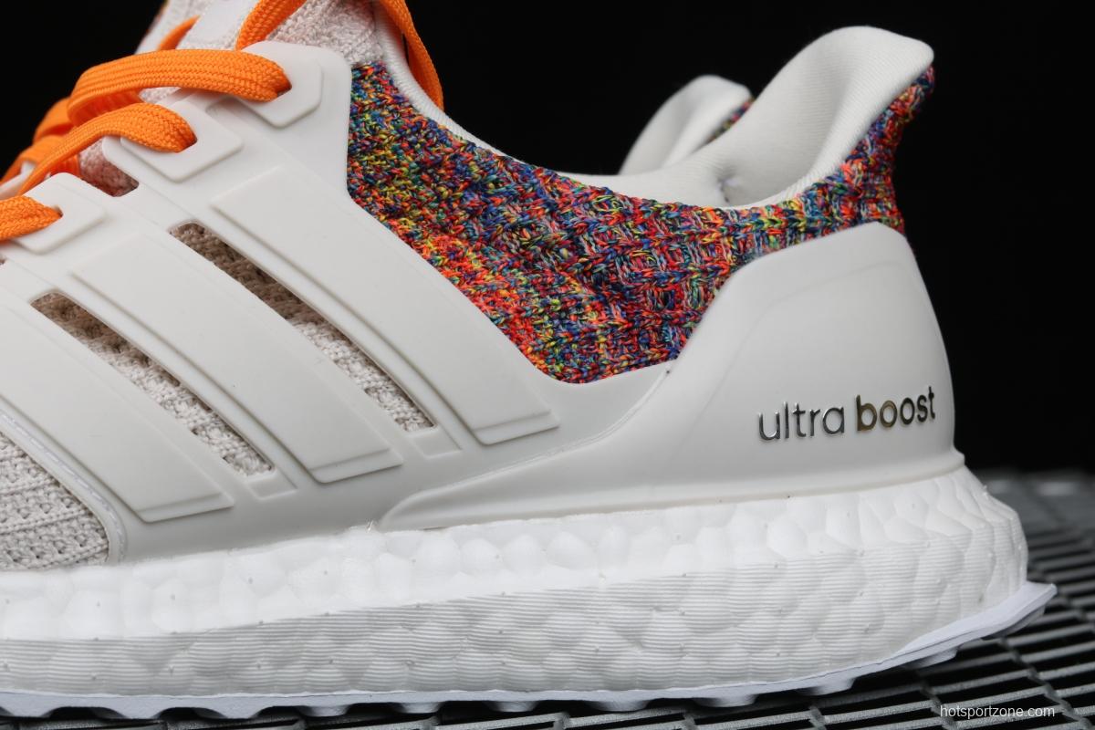 Adidas Ultra Boost 4.0das fourth generation knitted striped gray rainbow UB # limited edition of Guangzhou, a Chinese cultural city