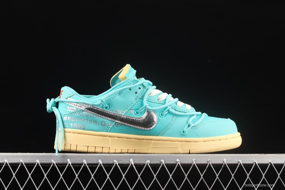 OFF-White x NIKE DUNK Low OW SB rebound fashion casual board shoes DM1602-127,