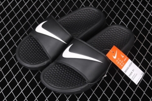 NIKE Benassi Dou Ultra Slid # PEACEMINUSONE same style # authentic slippers Life mixed Summer Beach slippers 312618-011