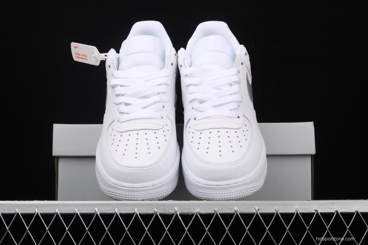 NIKE Air Force 1 Low GS white and blue dazzling haze laser low-top casual board shoes 314219-131