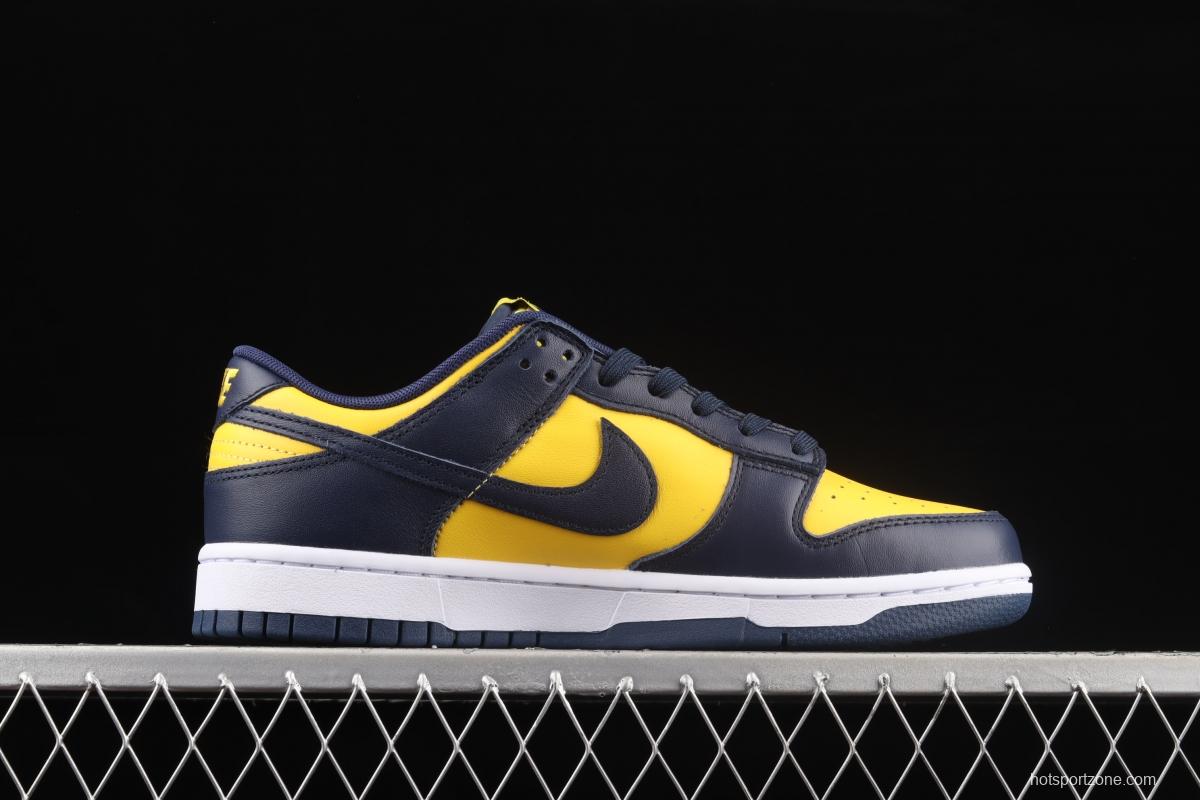 NIKE SB DUNK Low Michigan Michigan color buckle broken backboard fashion casual board shoes DD1391-700