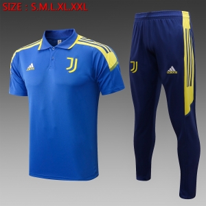 21 22 Juventus POLO Enamel blue C795#