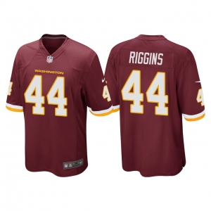 Men's #44 John Riggins Burgundy Retired Player Limited Team Jersey