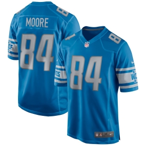 Men's Herman Moore Blue Retired Player Limited Team Jersey