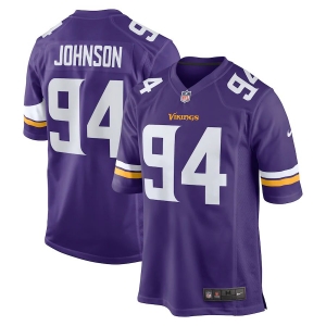 Men's Jaleel Johnson Purple Player Limited Team Jersey