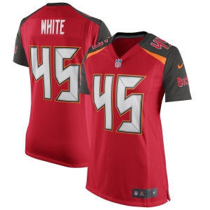Women's Devin White Red Finished Player Limited Team Jersey