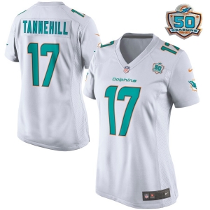 Women's Ryan Tannehill White White 2015 Patch Player Limited Team Jersey