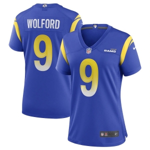 Women's John Wolford Royal Player Limited Team Jersey