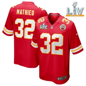 Men's Tyrann Mathieu Red Super Bowl LV Bound Player Limited Team Jersey