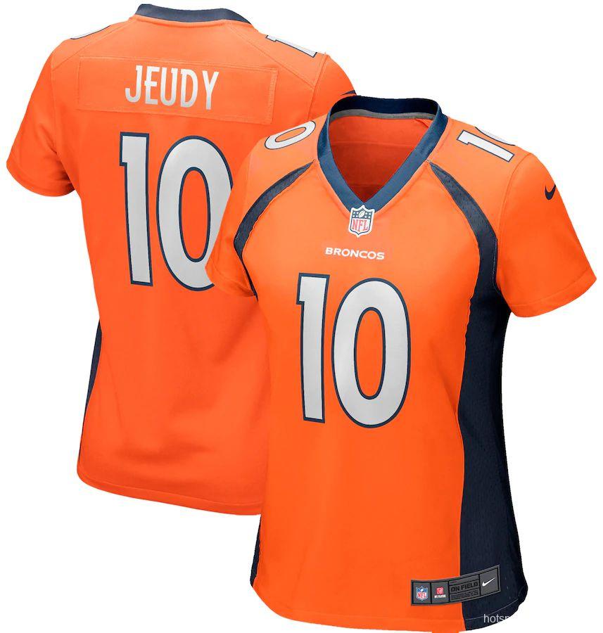 Women's Jerry Jeudy Orange Player Limited Team Jersey