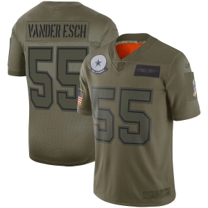 Youth Leighton Vander Esch Olive 2019 Salute to Service Player Limited Team Jersey