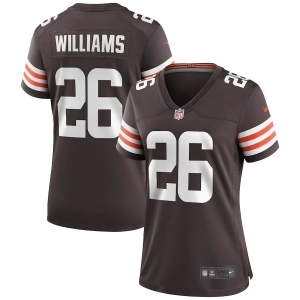 Women's Greedy Williams Brown Player Limited Team Jersey
