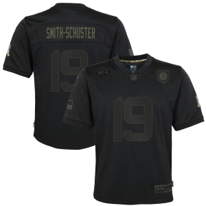 Youth JuJu Smith-Schuster Black 2020 Salute to Service Player Limited Team Jersey