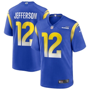 Men's Van Jefferson Royal 2020 Draft Pick Player Limited Team Jersey