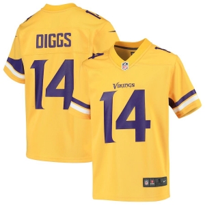 Youth Stefon Diggs Gold Inverted Player Limited Team Jersey