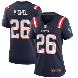 Women's Sony Michel Navy Player Limited Team Jersey