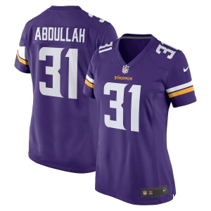 Women's Ameer Abdullah Purple Player Limited Team Jersey