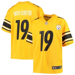 Youth JuJu Smith-Schuster Gold Inverted Player Limited Team Jersey