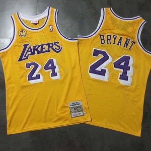 Men's Kobe Bryant Yellow Retro Classic Team Jersey