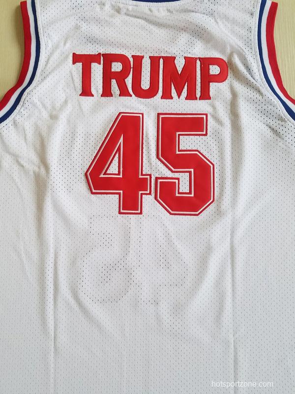 Donald Trump 45 USA Basketball Jersey