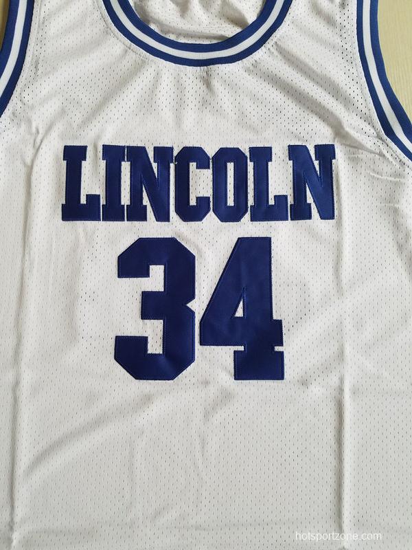 Jesus Shuttlesworth 34 Lincoln High School Basketball Jersey He Got Game