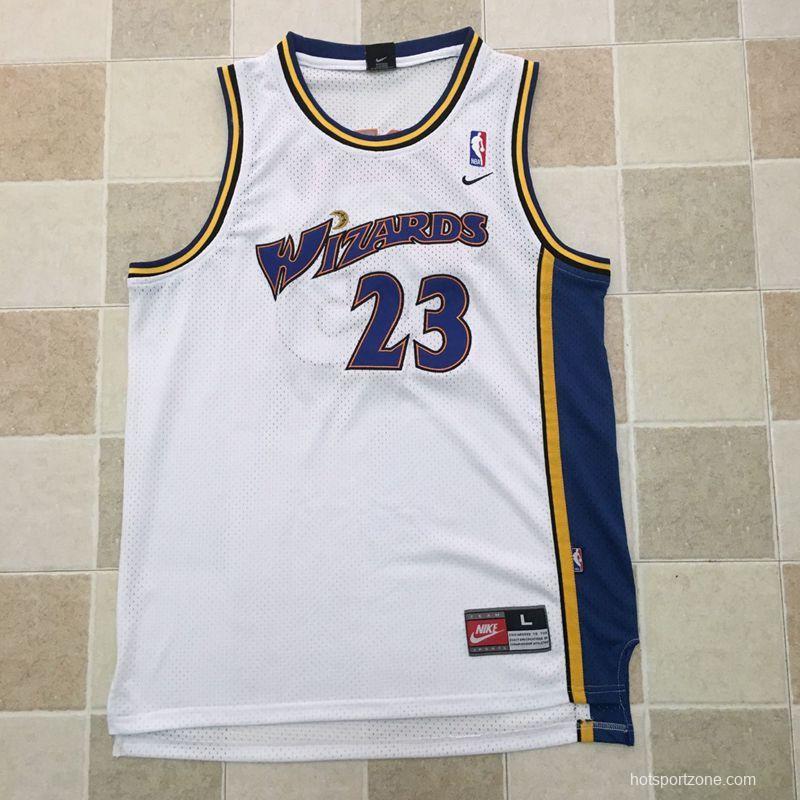 Men's Michael Jordan White Retro Classic Team Jersey
