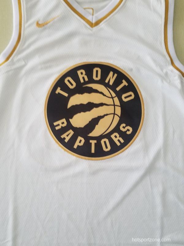 Kyle Lowry 7 White Golden Edition Jersey