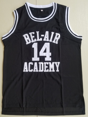The Fresh Prince of Bel-Air Will Smith Bel-Air Academy Black Basketball Jersey